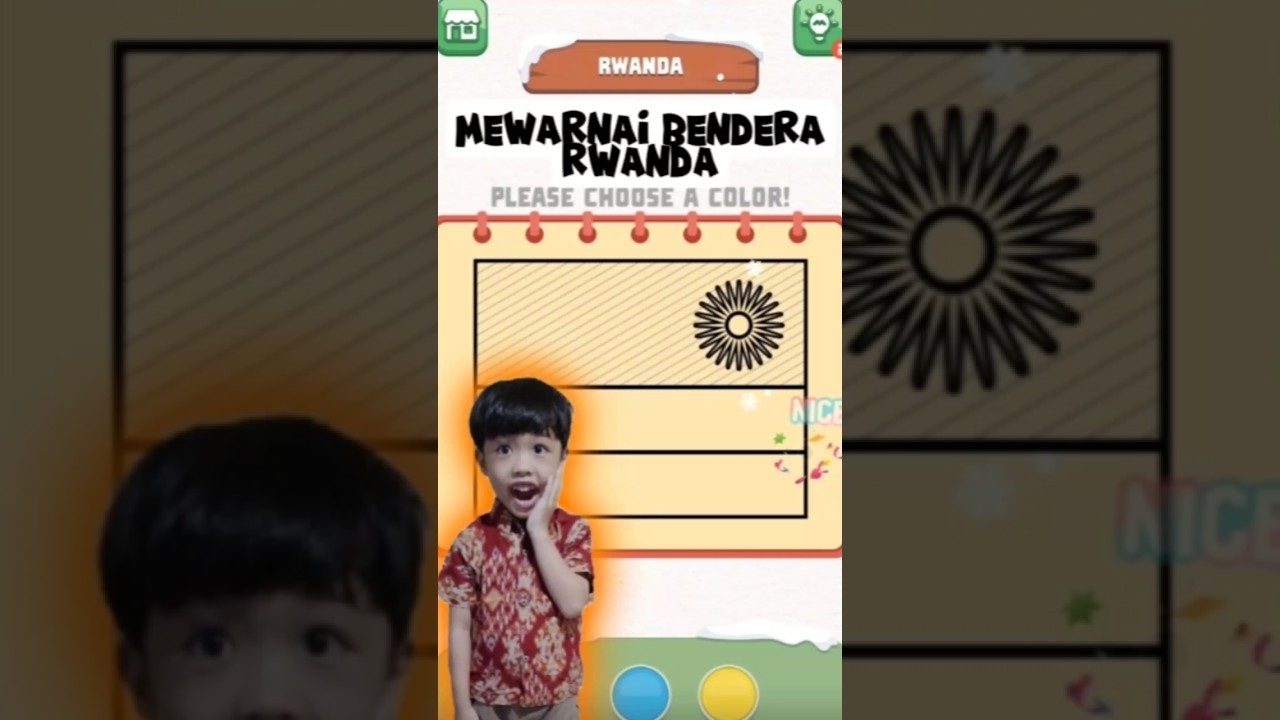 Keyzie Coloring Rwanda Flag  