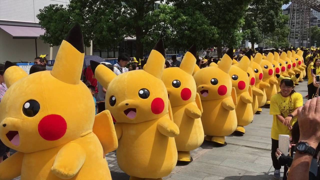 ピカチュウ大行進 ピカチュウ大量発生チュウ２０１６ 横浜 Pokemon Pikachu Youtube
