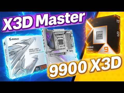 معاينة أول لوحة X3D في العالم معالج 9900X3D