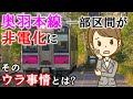 奥羽本線 一部区間が非電化に そのウラ事情とは?