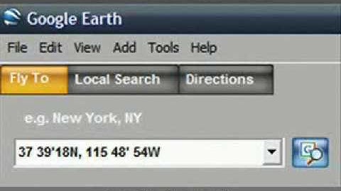 area 51 located on google earth