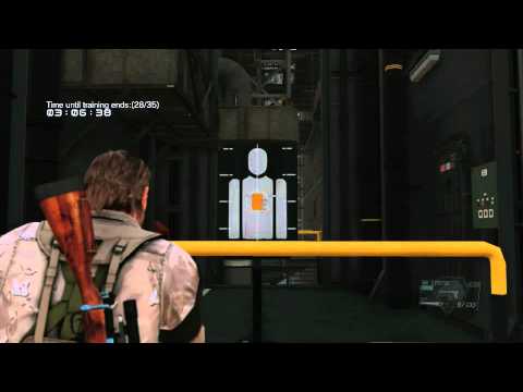 mgs5 r d platform target practice youtube