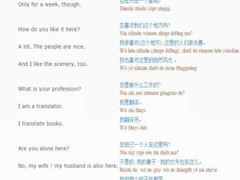 Chinese lesson/English lessons how to study chinese 21 (Small Talk 2)