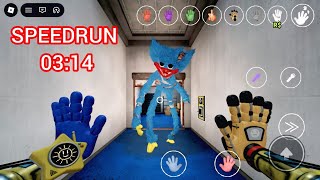 A GRABPACK TEST (Huggy Wuggy Map 4) Full Gameplay Walktrough | Roblox