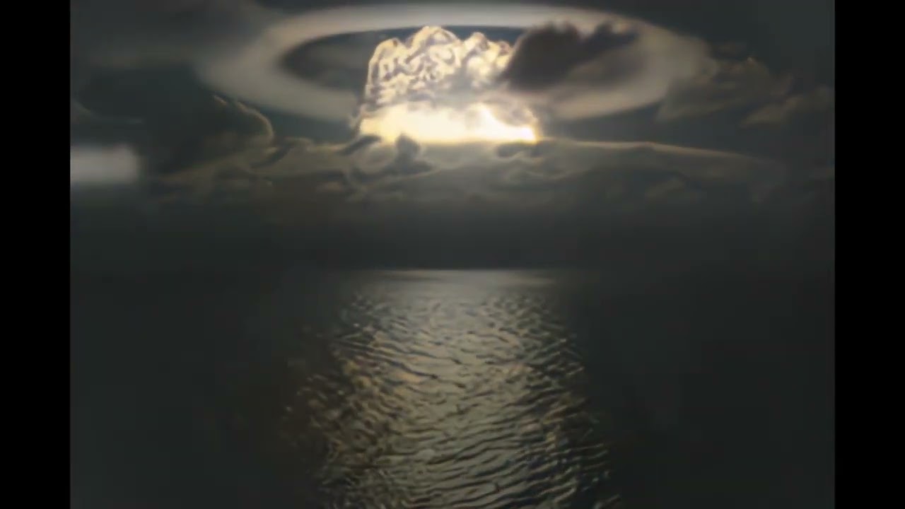 Castle Bravo Nuclear Test Colorized By A.I.