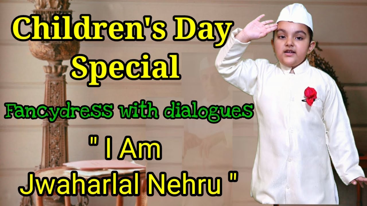 Jawaharlal Nehru|Fancy dress|childrens day speech|Kunjappiyum  kunjippennum|malayalam|shishudhinam - YouTube