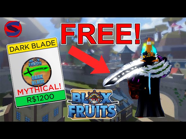 Como pegar uma dark blade gratis no Blox fruits#bloxfruits #onepiece #