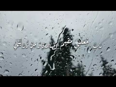 رب اجعلني مقيم الصلاة ومن ذريتي من سورة إبراهيم إسلام صبحي