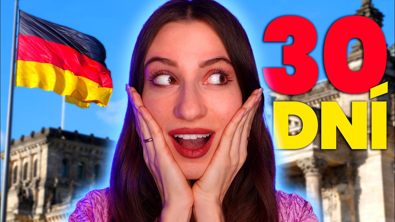 UČÍM SA 30 DNÍ NEMČINU - Moje pokroky a zážitky 😳