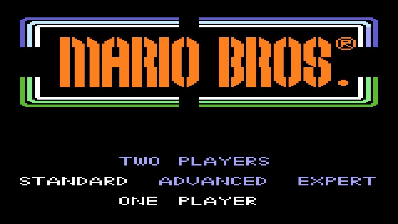 mario bros atari 7800