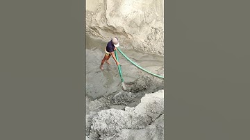 Sand is Being Unloaded from Barge with Powerful Pipe Machine’s Part 8
