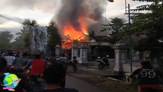 Hot Air Balloon Tradition Brings Disaster!! Falls on House and Catches Fire, Residents Run in Pan...