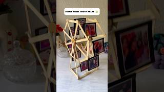Ferris wheel photo frame with popsicle sticks🎡😍 #shorts  #viralvideo #photoframe #craft #diy