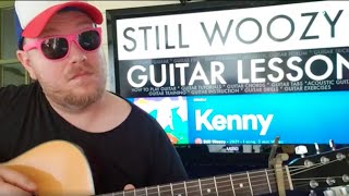 How To Play Kenny Guitar Still Woozy // easy guitar tutorial beginner lesson easy chords