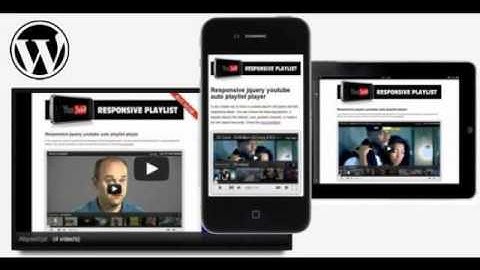 Preview jQuery responsive youtube playlist for WordPress