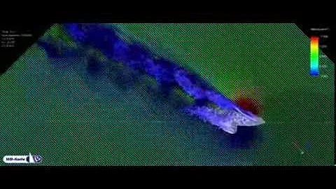 Sailing aerodynamics: Finn creating its apparent wind