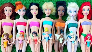 ASMR 5 MYSTERY SURPRISES Disney Princess Miniature Dolls Satisfying Unboxing NO Talking Video DIY