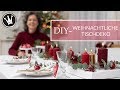 6 WEIHNACHTS DIY-IDEEN | weihnachtliche Tischdeko | Weihnachtstafel dekorieren | GEWINNSPIEL