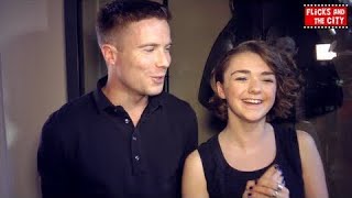 Game of Thrones: Maisie Williams and Joe Dempsie (Arya and Gendry)  all interviews