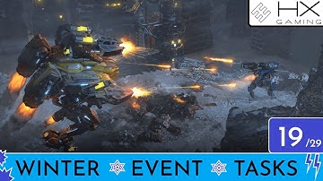 War Robots - How to solve ❄ Winter Event ❄ Task #19 "Stolen Christmas (19/29)"?