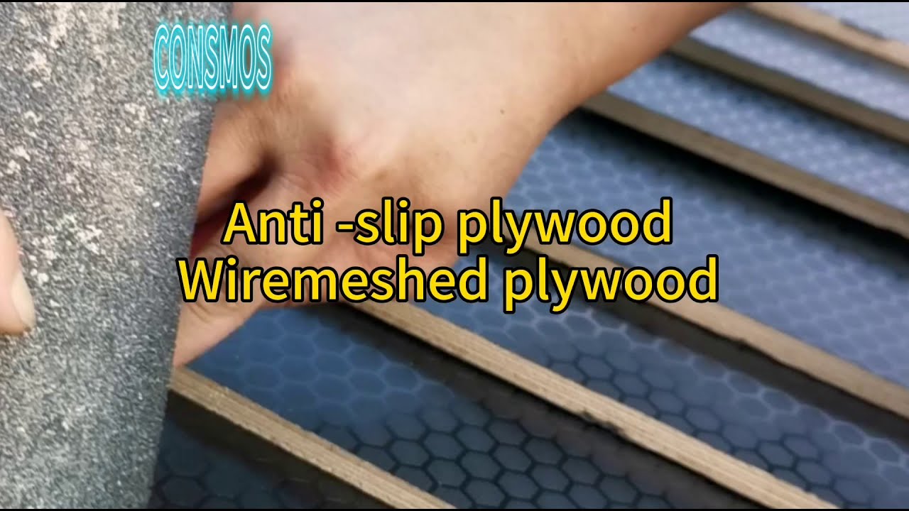 Anti-slip plywood,wiremeshed plywood