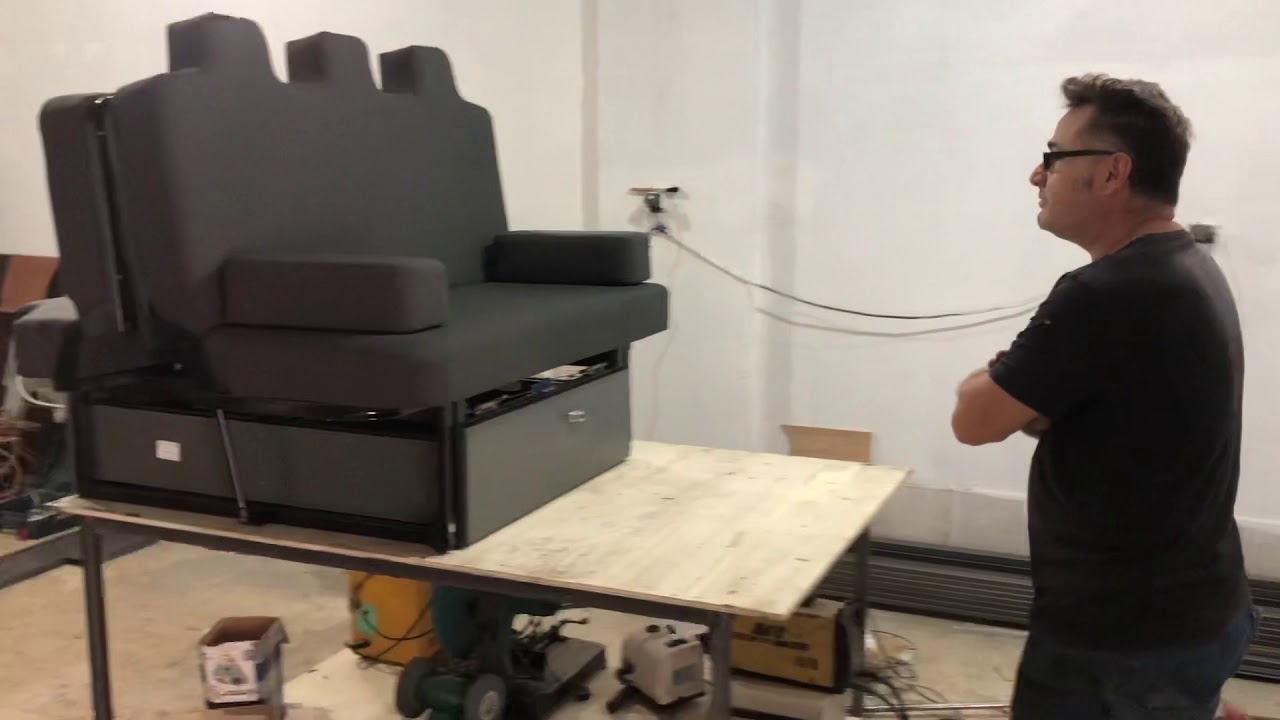 panelvan araclara özel katlanır koltuk yatak 05523134136 YouTube