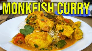 Flavorful Fusion: Monkfish Drenched in Spicy Indian Curry (Day 26)
