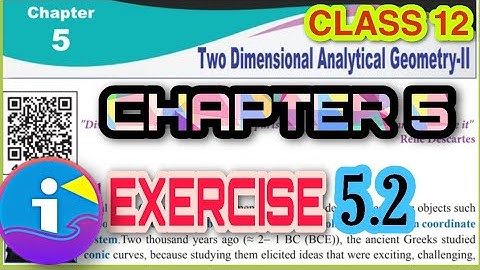 12TH | EXERCISE 5.2 PART ONE | MATHS | CHAPTER 5| TWO DIMENSIONAL ANALYTICAL GEOMETRY| GREATS GOKUL|