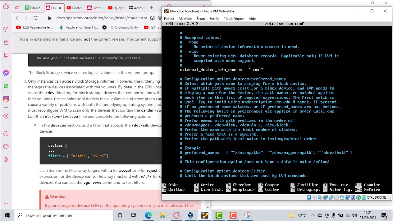 openstack 15: part 2 Block Storage with Cinder on Ubuntu 18 ...