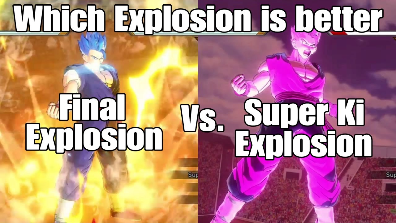 Who did it better?, final explosion comparison - #dragonball #dragonb