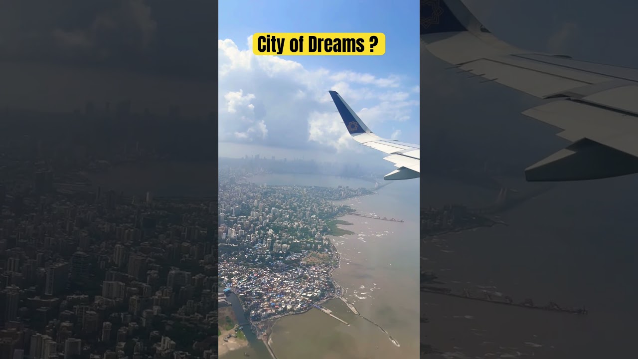 Video thumbnail: #mumbai #mumbaimerijaan #cityview #aerialfootage #travelhappy #reels #shortsvideo #cityofdreams