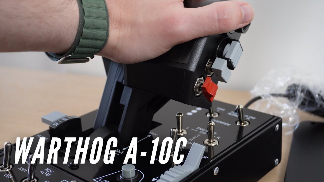 Thrustmaster Hotas Warthog A 10C Unboxing The best HOTAS for Flight Simulator