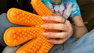 ASMR Scratching Continuously on Textured Triggers 🍊 - lofi