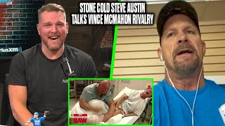 Pat McAfee \& Stone Cold Steve Austin Talk Epic Vince McMahon Rivalry