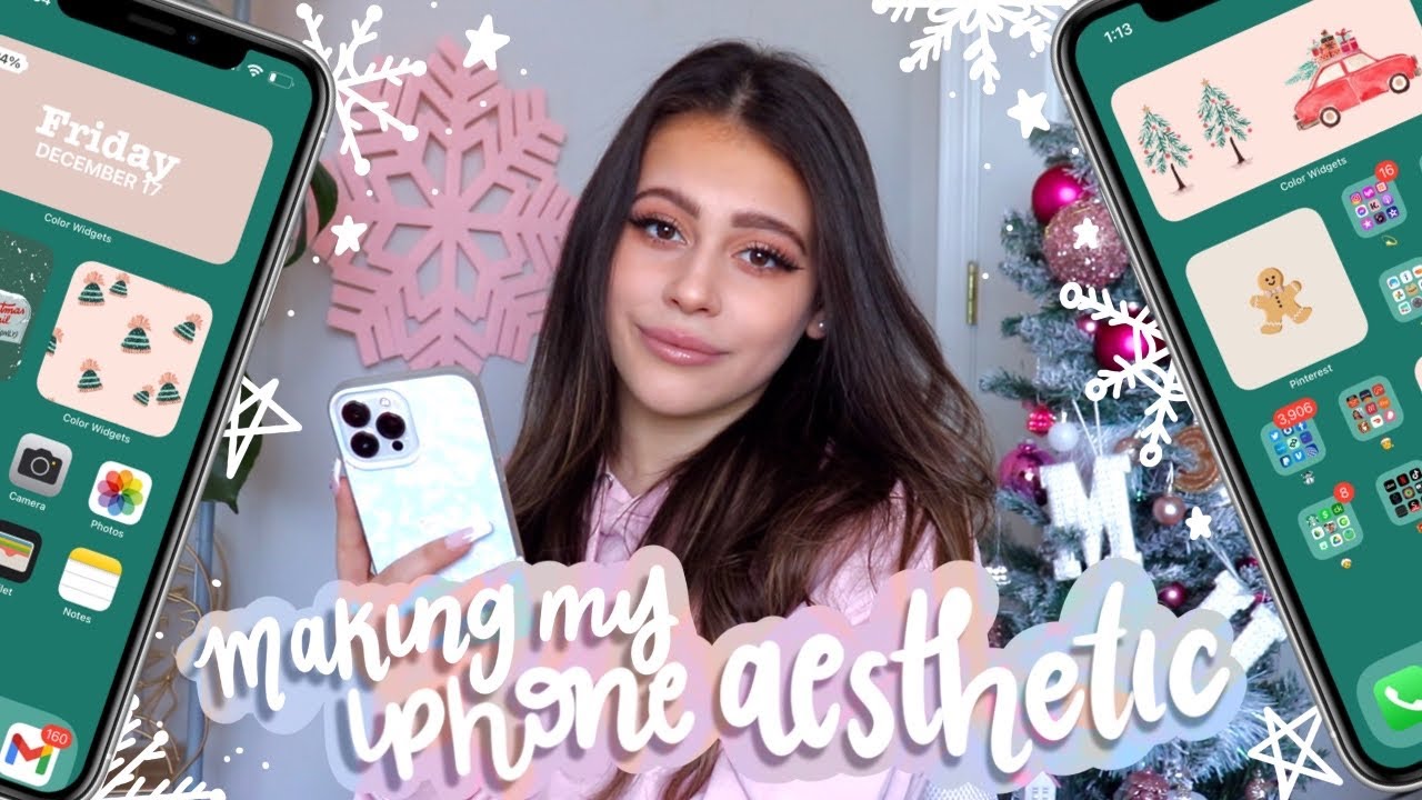Making my iPhone Aesthetic *christmas*