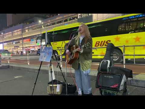 『私は最強』Ado/cover やましたりな 新宿路上ライブ 2023.2.4