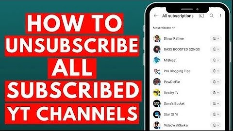 How to Unsubscribe All Subscribed Channels on YouTube At Once (2023)