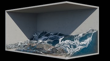 Real-Time FLIP Fluid Simulation with JangaFX LiquiGen | Blender: Waves & Beach Rocks