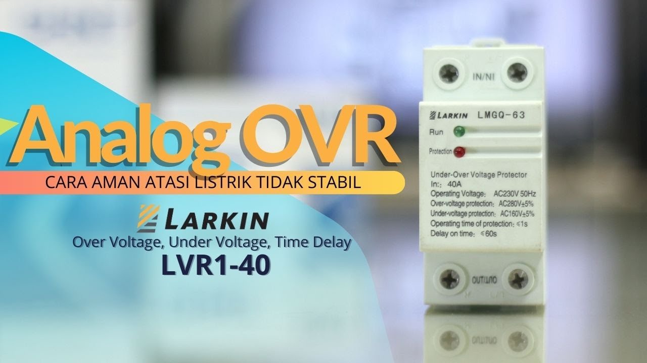 Proteksi Listrik Naik Turun dengan Analog Over Voltage Relay - YouTube