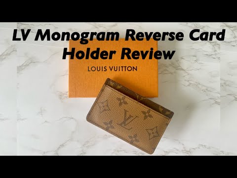 Louis Vuitton Monogram Reverse Card Holder Review
