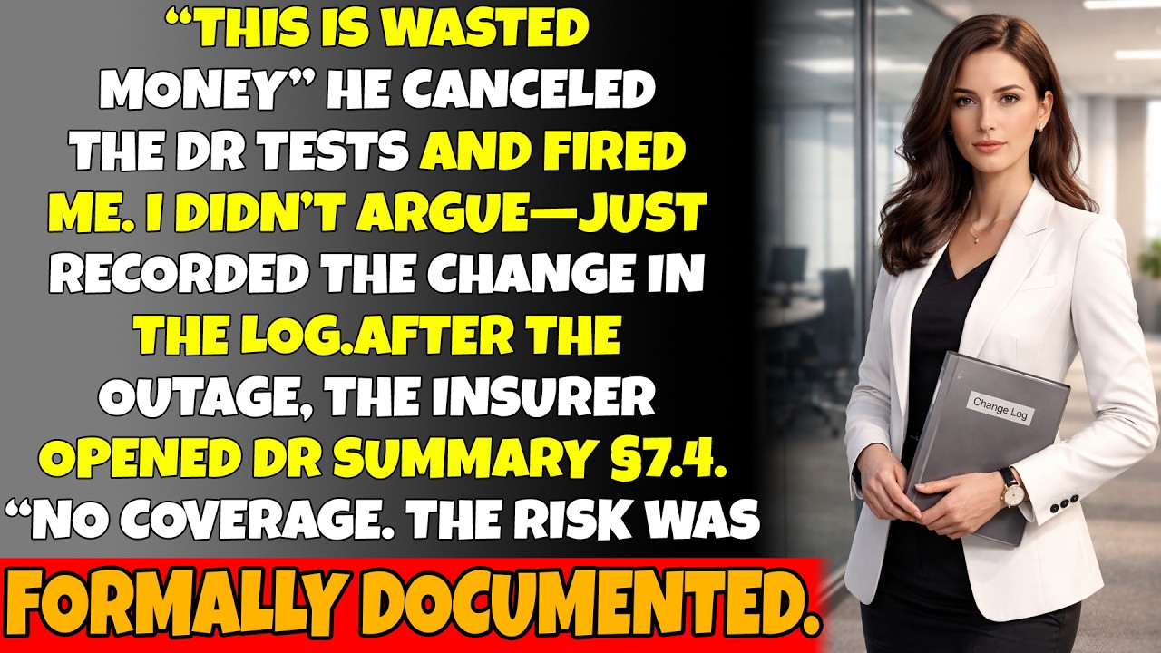 She Logged the Risk — and the Boardroom Finally Listened