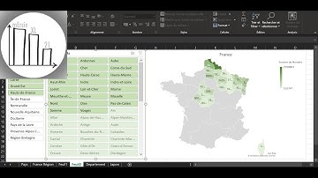 Cartes choroplèthe sous Excel avec un tableau croisé dynamique. Pour impressionner, mais pas que !