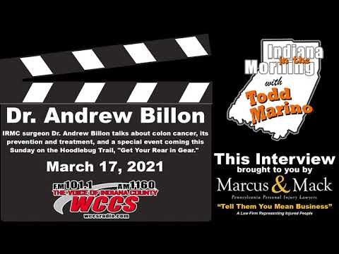 Indiana in the Morning Interview: Dr. Andrew Billon (3-17-21)