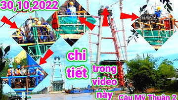#153 Video Mới, Mới Quay Chiều Hôm Nay Cầu Mỹ Thuận 2, 30 tháng 10, 2022.