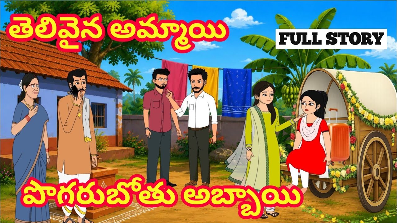 తెలివైన అమ్మాయి పొగరుబోతు అబ్బాయి- Telugu Family Stories- Telugu Kathalu - Moral stories in Telugu