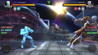 Iceman v Korg near fail.