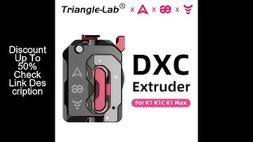 Trianglelab&Phaetus DXC Extruder Without Motor Extrusion Mechanism Kit For CREALITY K1 K1C K1 Max 3D
