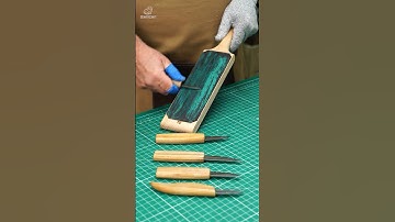 Unleash your inner blade whisperer with our LS1P1 Dual-Sided Leather Paddle Strop! #knifesharpener