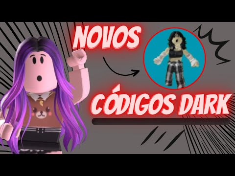 ROBLOX - 💥 CÓDIGOS DE ROUPAS DARK NO BROOKHAVEN RP ATUALIZAÇÃO 