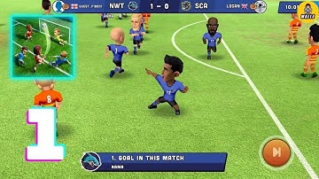 Mini Football - Mobile Soccer Gameplay Walkthrough Part 1 (iOS, Android)